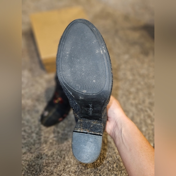 INDIGO RD Juke Flannel Floral Plaid embroidere Booties Western Boho Size 8 Boots - Picture 6 of 8